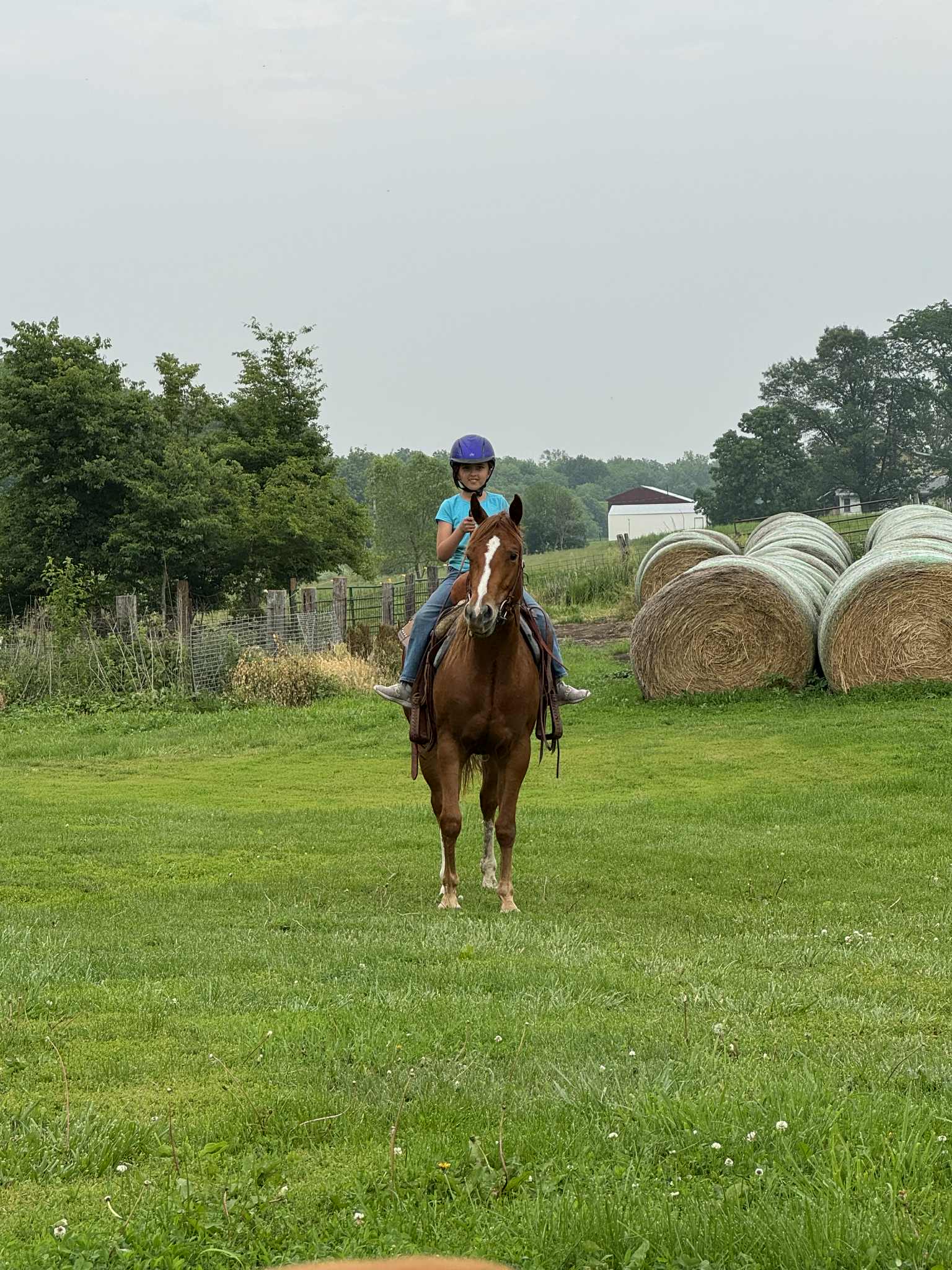 8yr riding Pepper